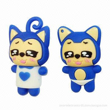 Ali cartoon USB flash drives, 64MB-128GB capacity